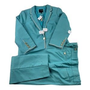 BLUE PRINT BLAZER SUIT BUSINESS PROFESSIONAL L